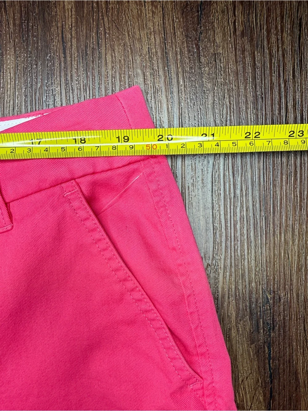 J. Crew Bright Pink Tailored Chino Shorts